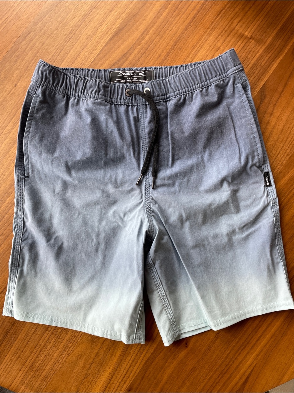 O'Neill Blue to Light Blue Gradient Boardshorts